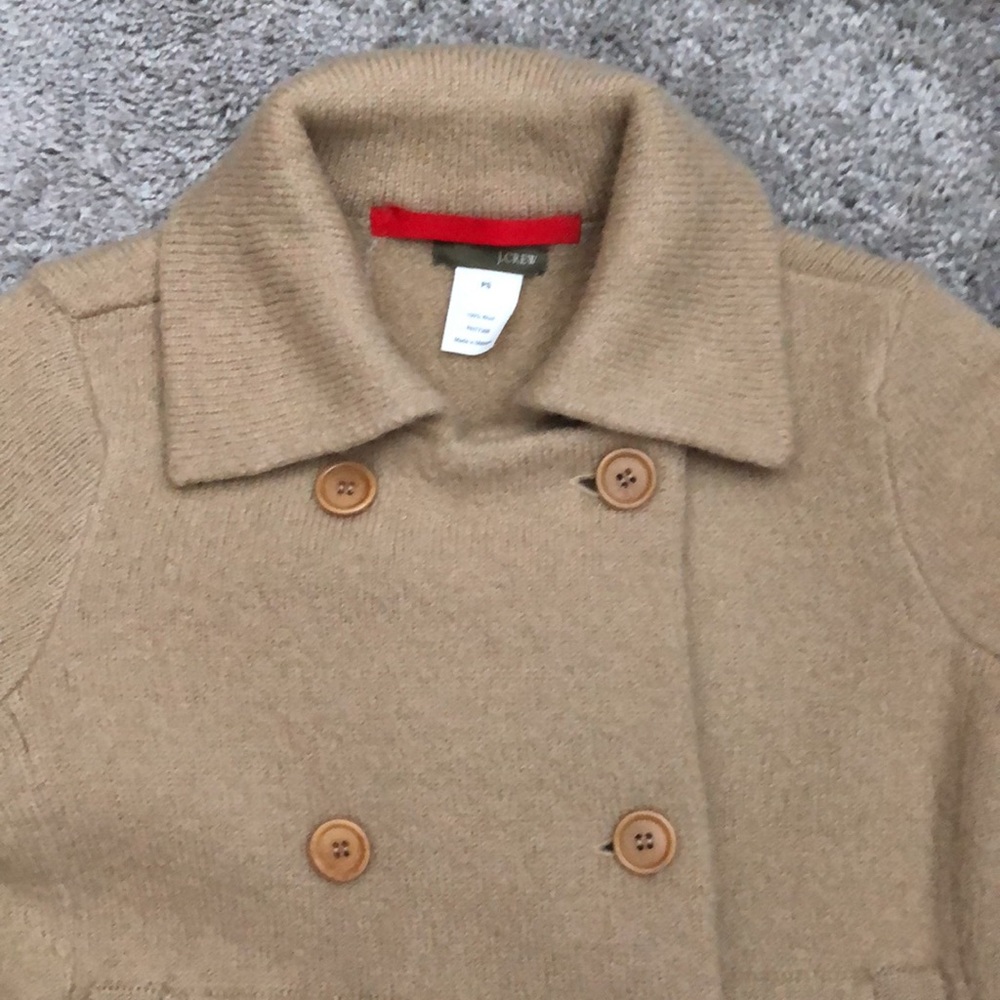J Crew Peacoat Sweater Petite Small, EUC - Picture 2 of 6